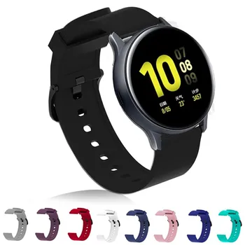 20-миллиметровый ремешок для Samsung Gear Sport/S2 classic/ galaxy watch, 42-миллиметровый силиконовый ремешок для спортивных часов Huawei watch2 /watch2 pro