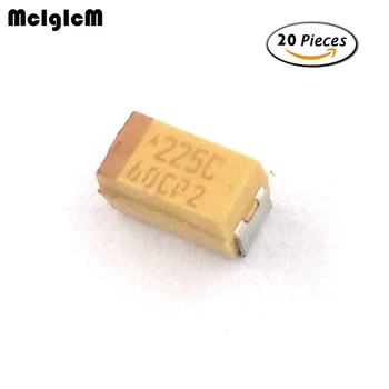 MCIGICM 20шт 3216 2,2 мкФ 16В SMD танталовый конденсатор