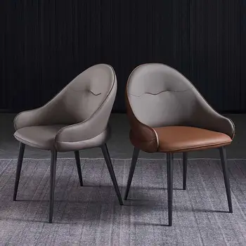 Роскошное кафе Скандинавский дизайн обеденных стульев Расслабляющий Салон Современное офисное кресло Компьютерный минималистичный Банкетный Дизайн Мебели XY50DC