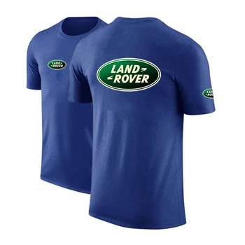 Land Rover 2023 Новый летний мужской качественный дышащий топ с коротким рукавом, деловая Повседневная Удобная футболка